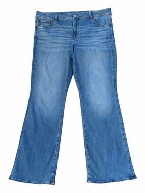 American Eagle Outfitters Plus Next Level Stretch Kick Boot Jeans Size 20 Long